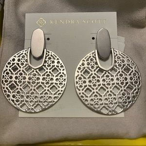 Kendra Scott silver earrings